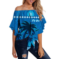 custom-personalised-bula-fiji-day-off-shoulder-waist-wrap-top-fijian-tapa-with-palm-tree-52nd-anniversary