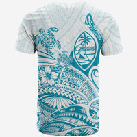 Custom Guam T Shirt Ocean and Turtle Simple Style - Wonder Print Shop