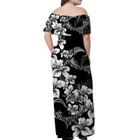 Polynesian Valentine Matching Hawaiian Shirt And Dress Hibiscus Flowers White Style LT6 - Wonder Print Shop