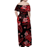 Hawaii Summer Colorful Matching Hawaiian Shirt And Dress Red LT6 - Wonder Print Shop