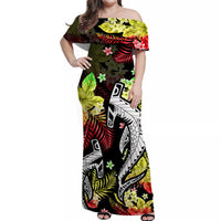 hawaii-summer-colorful-off-shoulder-long-dress-shark-reggage