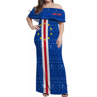 cape-verde-ankara-pattern-off-shoulder-long-dress-kabu-verdi-flag-simple-style