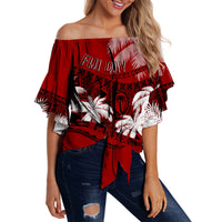 personalised-fiji-day-off-shoulder-waist-wrap-top-flying-fijians-masi-kesa-style-red