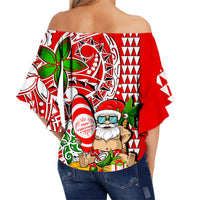 hawaii-mele-kalikimaka-santa-claus-beach-off-shoulder-waist-wrap-top