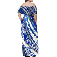 Gift For Couple - Matching Hawaiian Shirt And Dress Samoa - White Artsy LT9 - Wonder Print Shop