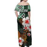 hawaii-turtle-off-shoulder-long-dress-green-style