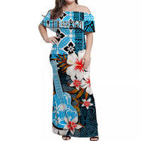 hawaii-ukulele-off-shoulder-long-dress-blue-style