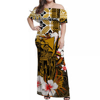 hawaii-king-off-shoulder-long-dress-gold-style
