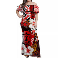 hawaii-tiki-off-shoulder-long-dress-red-style
