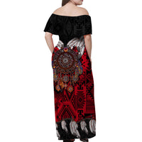 native-american-off-shoulder-long-dress-dress-native-dreamcatcher