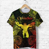 Custom Ophiuchus Zodiac Polynesian T Shirt Unique Style Reggae LT8 - Wonder Print Shop