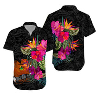 Papua New Guinea Hibiscus Polynesian Tribal Matching Hawaiian Shirt And Dress - LT12 - Wonder Print Shop