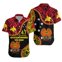 Papua New Guinea 47th Anniversary Matching Hawaiian Shirt And Dress LT9 - Wonder Print Shop