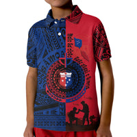 Custom Samoa Polo Shirt Independence Day Military Polynesian Pattern - Wonder Print Shop