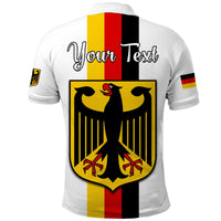 Custom Germany Polo Shirt Grunge Deutschland Map and Coat Of Arms LT13 - Wonder Print Shop