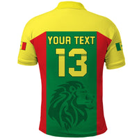 (Custom Text and Number) Senegal Football Polo Shirt Champion of Africa LT13 - Wonder Print Shop