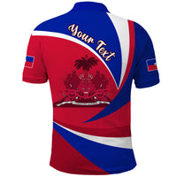 Custom Haiti Polo Shirt Style Color Flag LT13 - Wonder Print Shop