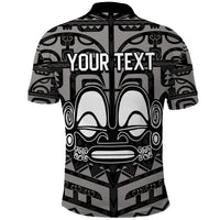 Custom Marquesas Islands Polo Shirt Marquesas Tattoo Gray Special LT13 - Wonder Print Shop
