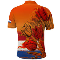 Custom Netherlands Polo Shirt Style Tulip National Flower LT13 - Wonder Print Shop
