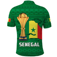 Senegal Football Polo Shirt Champion D Afrique LT13 - Wonder Print Shop
