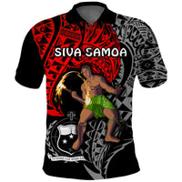 Siva Samoa Polo Shirt Samoan Dance Mix Red Polynesian LT13 - Wonder Print Shop