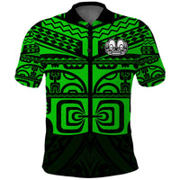 Custom Marquesas Islands Polo Shirt Marquesas Tattoo Green Special LT13 - Wonder Print Shop