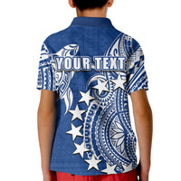 Custom Cook Islands Polo Shirt KID Rakahanga LT6 - Wonder Print Shop