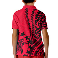 Cook Islands Atiu Polynesian Polo Shirt KID LT6 - Wonder Print Shop