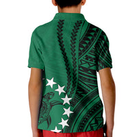 Cook Islands Mitiaro Polynesian Polo Shirt KID LT6 - Wonder Print Shop