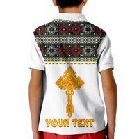 Custom Ethiopia Tibeb Polo Shirt KID Ethiopian Cross Fashion LT13 - Wonder Print Shop