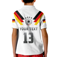 (Custom Text and Number) Germany Football Polo Shirt KID Deutschland 2022 Style LT13 - Wonder Print Shop