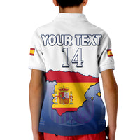 (Custom Text and Number) Spanish Polo Shirt Football 2022 KID We Are Champions - Wonder Print Shop