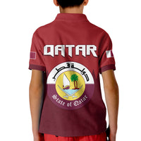 Qatar Football Polo Shirt KID WC 2022 Style Sporty LT13 - Wonder Print Shop