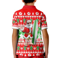 Hawaii Mele Kalikimaka Polo Shirt Christmas KID Cool Santa Claus LT6 - Wonder Print Shop