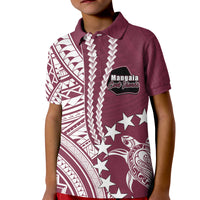Cook Islands Mangaia Polynesian Polo Shirt KID LT6 - Wonder Print Shop