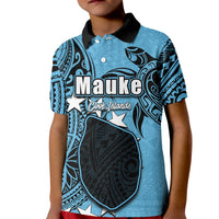 Custom Cook Islands Polo Shirt KID Mauke LT6 - Wonder Print Shop
