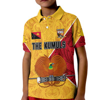 The Kumuls PNG Polo Shirt KID Papua New Guinea Polynesian Dynamic Style - Wonder Print Shop