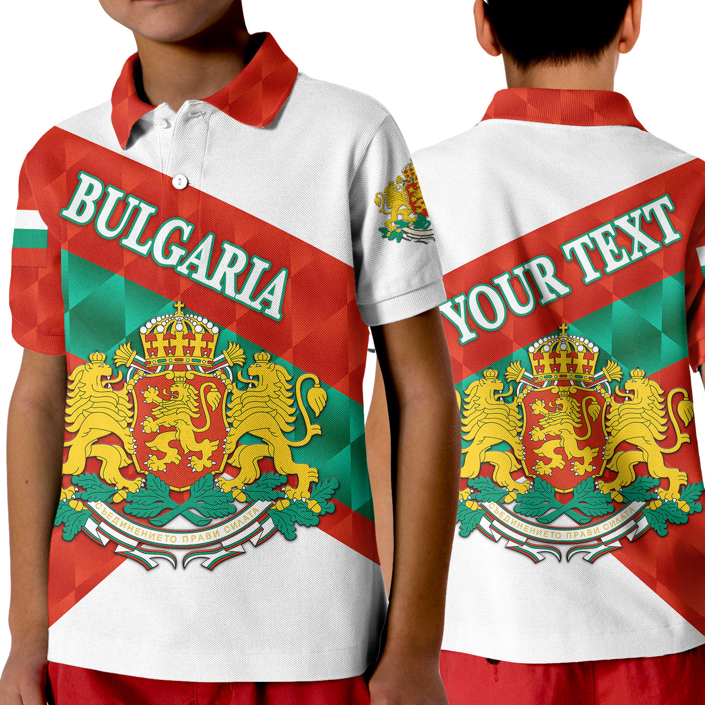custom-personalised-bulgaria-polo-shirt-kid-sporty-style