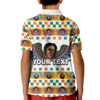 Custom Ethiopia Polo Shirt KID Ethiopian Church Angels White LT6 - Wonder Print Shop