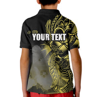 Custom Hawaiian Islands Polo Shirt KID Oahu LT6 - Wonder Print Shop
