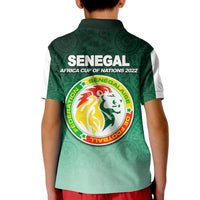 Senegal Football Champion Polo Shirt KID Green Style LT6 - Wonder Print Shop