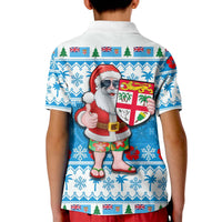 Fiji Polo Shirt Christmas KID Cool Santa Claus LT6 - Wonder Print Shop