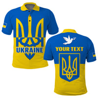 Custom Ukraine Polo Shirt Stand With Ukrainian Simple Style - Wonder Print Shop
