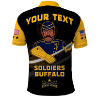 Custom Buffalo Soldiers Polo Shirt BSMC Club Adore Motorcycle LT13 - Wonder Print Shop