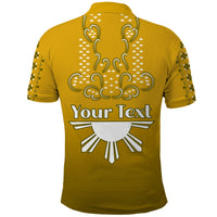 Custom Philippines Polo Shirt Sun Filipino Gold Barong LT13 - Wonder Print Shop