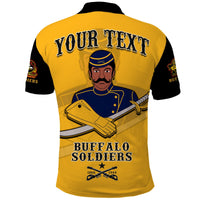 Custom Buffalo Soldiers Polo Shirt Motorcycle BSMC Club LT13 - Wonder Print Shop