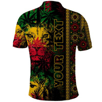 Custom Ethiopia Lion Reggae Polo Shirt Ethiopian Cross LT13 - Wonder Print Shop