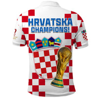 Croatia Football Polo Shirt World Cup Champions 2022 Hrvatska LT13 - Wonder Print Shop