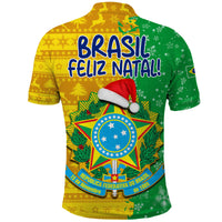 Brazil Football Polo Shirt Christmas Santa Claus Selecao Champions LT13 - Wonder Print Shop