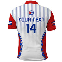 (Custom Text And Number) Cuba Polo Shirt Baseball Sporty Style - Wonder Print Shop